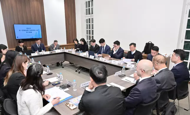 律政司副司長主持新一屆粵港澳大灣區專責小組會議。政府新聞處圖片