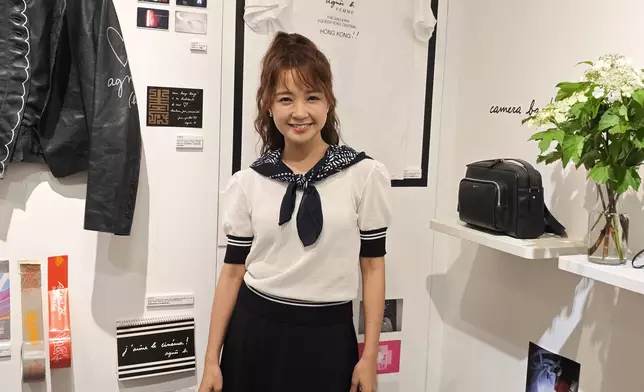 糖妹（黃山怡）出席品牌活動。