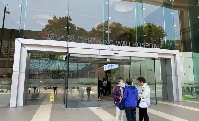 廣華醫院。巴士的報記者攝