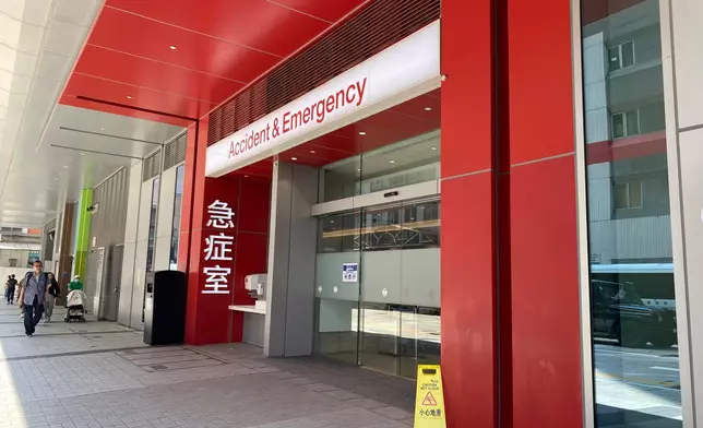 廣華醫院急症室。巴士的報記者攝