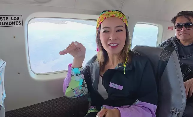 Christy表示：「飛來飛去轉來轉去嘅感覺真係好辛苦，我哋成個人飆汗啦，跟住好想嘔啦！」