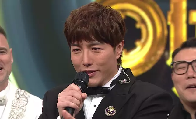 趙浚承嘅MVP講得獎感言時喊到眼淚鼻涕都流晒。