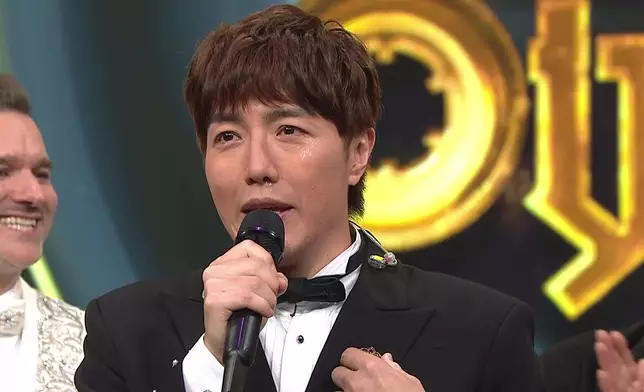 趙浚承嘅MVP講得獎感言時喊到眼淚鼻涕都流晒。