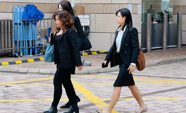 海事處代表、大律師羅蔚山（左）。巴士的報記者攝