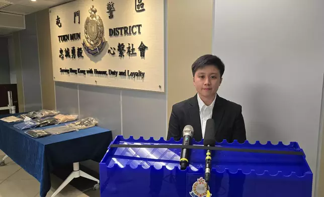 屯門警區刑事調查隊第7隊案件主管周詠恩。