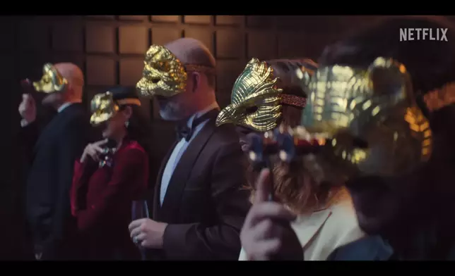 首次在劇中出現的VIP晚宴。 預告片截圖