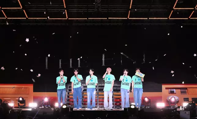 NCT WISH學廣東話向粉絲示愛。SM Entertainment提供圖片。