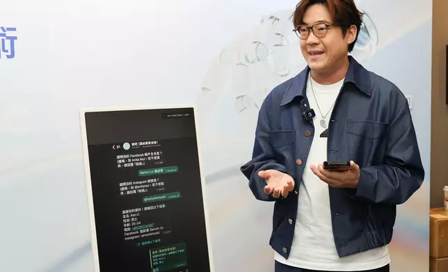 啟豪現場就歌迷會獲贊助會員系統分享感受。