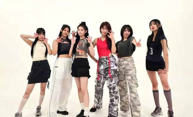 樂華娛樂旗下六人女團EVERGLOW。EVERGLOW官方X圖片