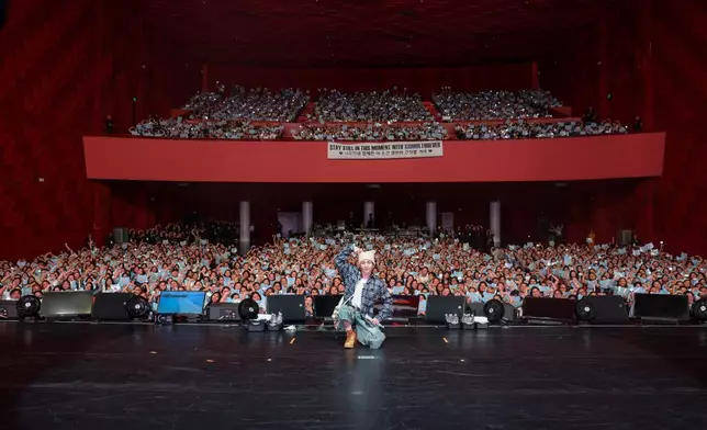 這次XIUMIN出道13年來的首個個人亞洲巡迴粉絲演唱會。XIUMIN官方X圖片