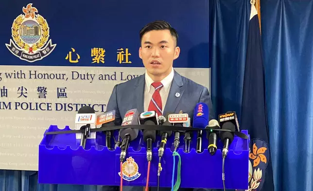 油尖警區刑事總督察林柏喬。