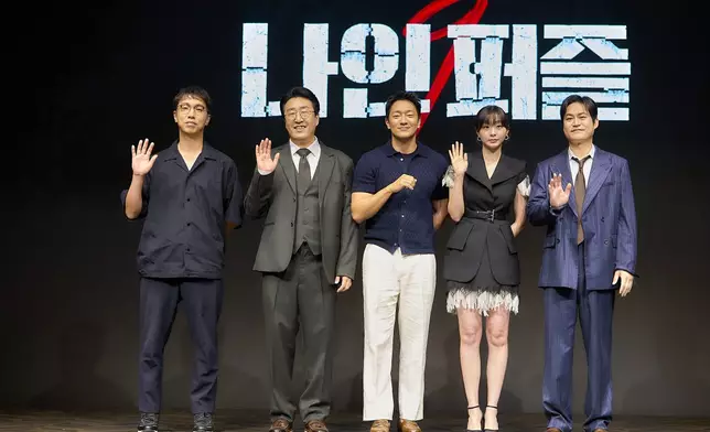 《血謎拼圖》日前舉行新劇發布記者會。Disney+提供圖片