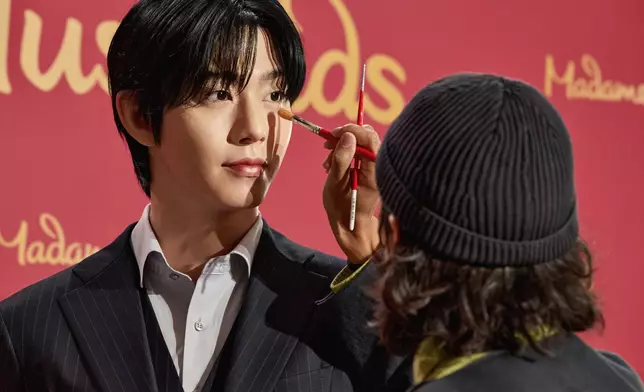 韓劇男神安孝燮蠟像於香港登場。