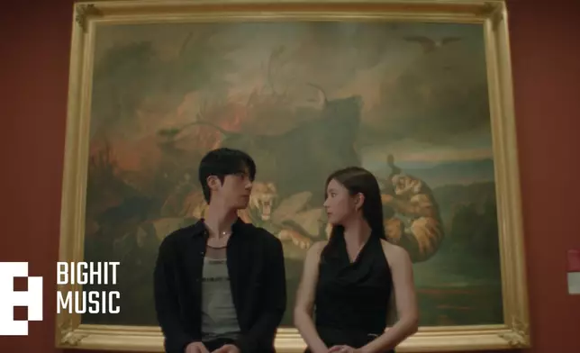 網民及粉絲大讚二人相當合襯。 Bighit Music twitter圖片