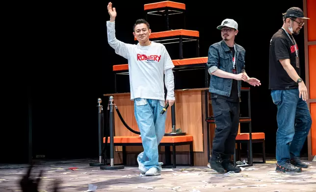 品人劉德華於尾場再度現身。