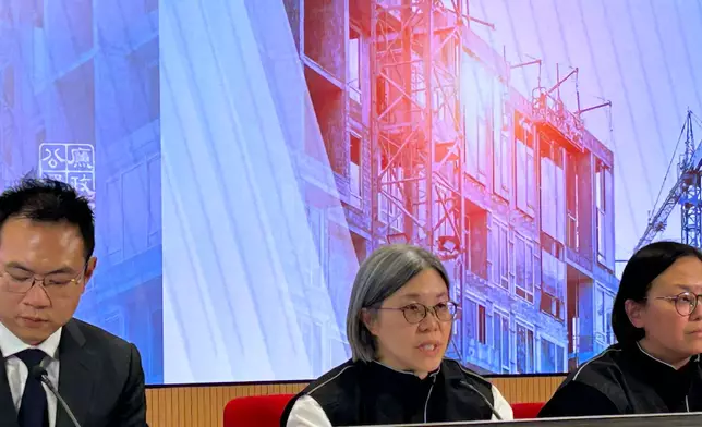 屋宇署總結構工程師高美儀。巴士的報記者攝