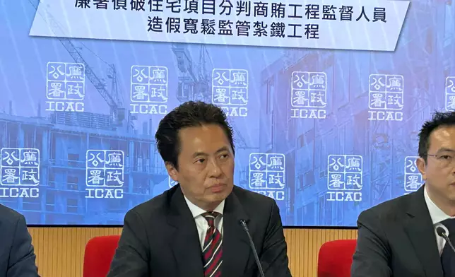 廉政公署執行處總調查主任雷家聰。巴士的報記者攝