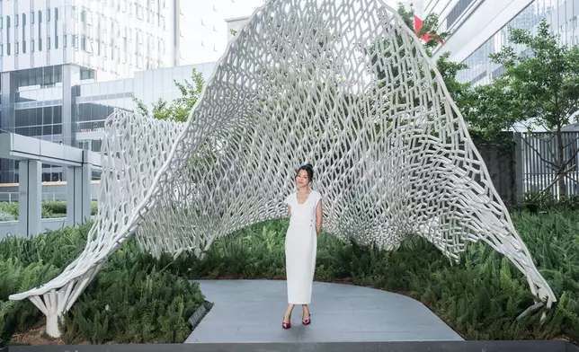 Michelle在「520愛情日」帶隊來到最新發現的打卡浪漫景點《織。愛》。