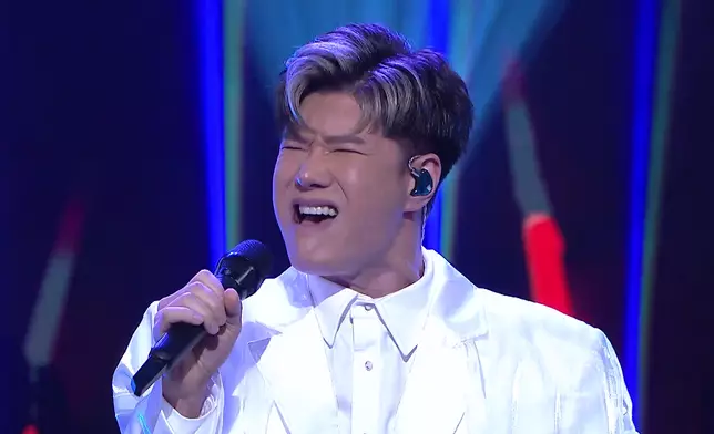 張與辰獻唱張學友名曲《餓狼傳說》唱到爆青筋。
