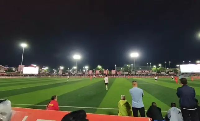 貴州「村超」賽事。巴士的報記者攝