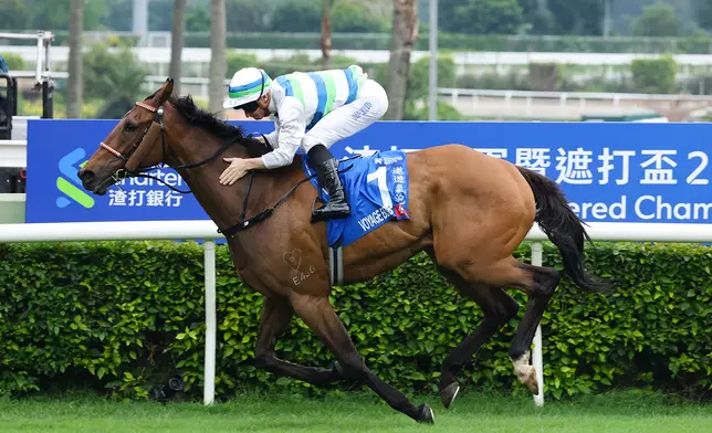 「遨遊氣泡」成本港第二匹三冠馬王。香港賽馬會圖片