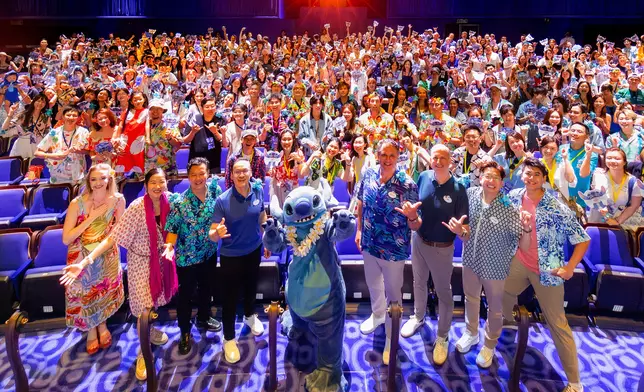 迪士尼真人版電影《史迪仔》香港迪士尼樂園首映禮。