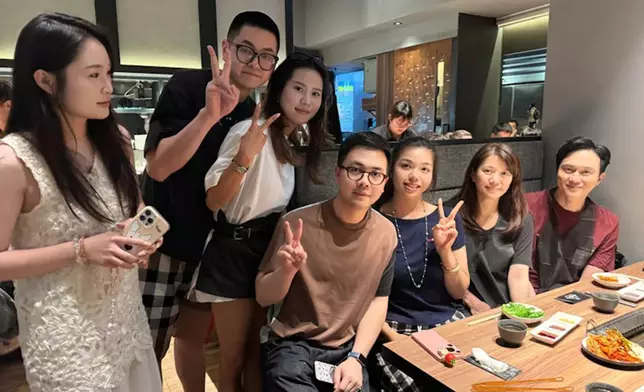 該名網民在社交平台分享偶遇經歷