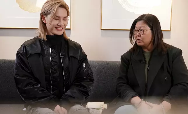 Jeremy和花姐暢談心聲。