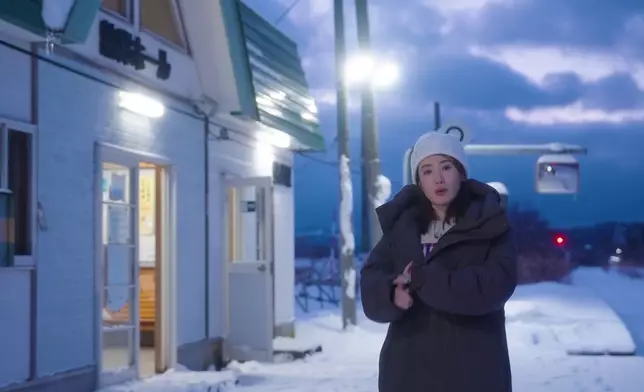 Angel試完南瓜蛋糕及熟成芝士，為北海道之旅劃上完美句號。