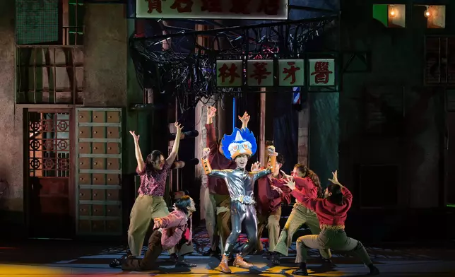 律政司在香港文化中心大劇院舉行大型法治戲劇日，上演「透過戲劇實踐法治」計劃劇目《律政學院摘星大冒險》。 政府新聞處圖片