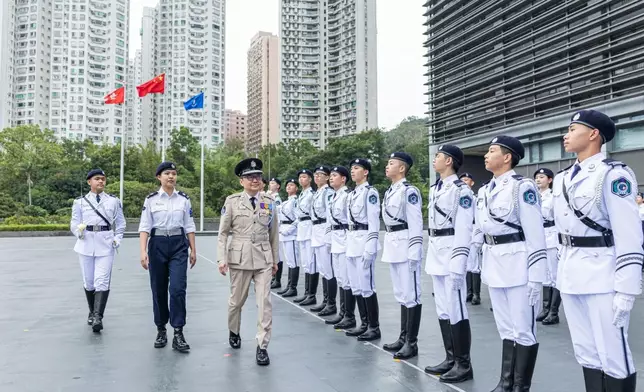 入境事務處舉行入境事務處青少年領袖團大會操暨隊員晉升典禮2025 政府新聞處圖片