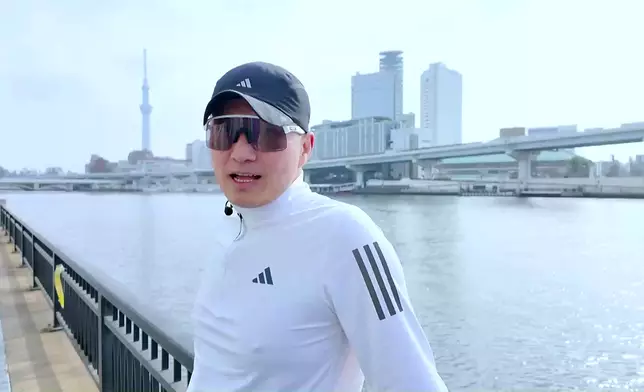 陳山聰去到日本都有日日跑步，呢個都係堅持嘅一種。