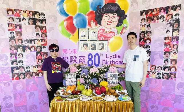 肥姐生前好友陳淑芬（陳太）偕同兒子陳家豪及肥姐的生前好友，一同前往到寶福山致祭故友。