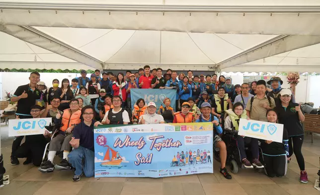 經緯青年商會6月29日舉辦別開生面的「輪椅帆船體驗日」。