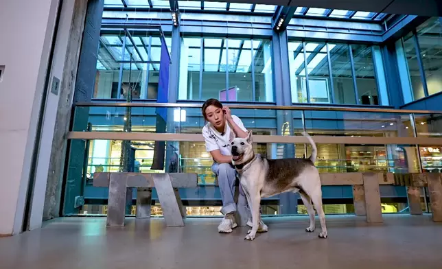 姚子羚與愛犬通仔又有愛又感人。