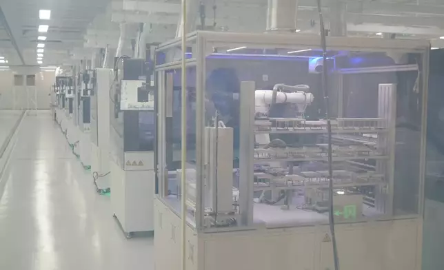 晶泰科技智能自主實驗室。巴士的報記者攝