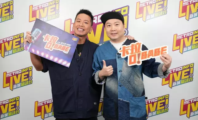 小肥接受新城葉文輝《卡拉O！BABE》節目訪問。