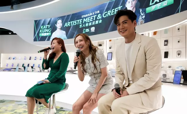 龔嘉欣在見面會表示，自己相隔五、六年後重臨新加坡感到開心，期待可品嚐胡椒蟹等美食。
