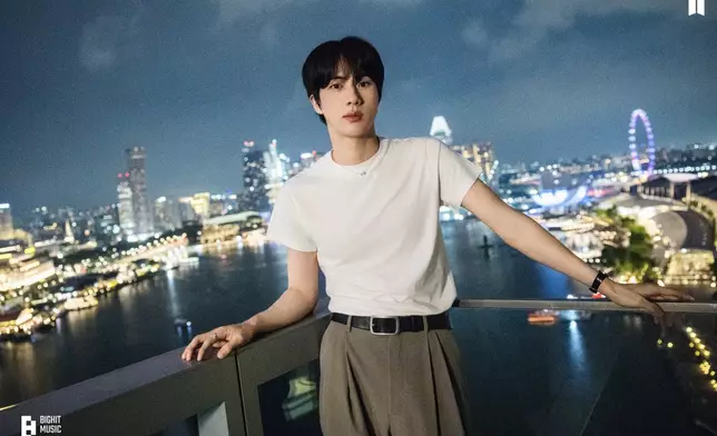 Jin今次購入的是他第三所「漢南The Hill」的物業，亦創下今年該區今年最高交易紀錄。 BTS twitter圖片