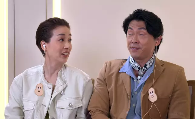 森美反晒白眼、仲要吊高把聲嚟扮「扭擰女」，笑咗。