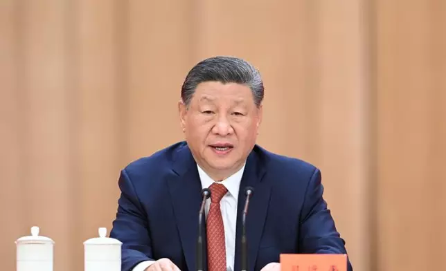 中共中央總書記習近平發表重要講話。新華社資料圖片