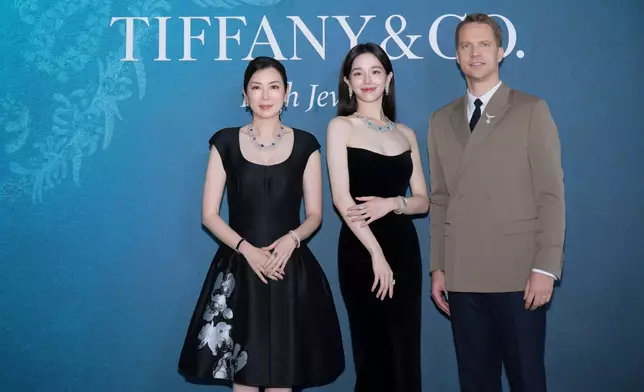 朴圭瑛出席Tiffany ＆ Co.Blue Book 2025香港站發佈會活動。品牌提供圖片