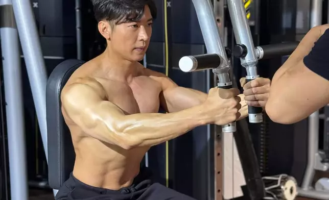 正在進行重量訓練