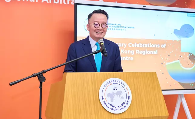 亞非法協香港區域仲裁中心主任陳曉峰。港協暨奧委會圖片