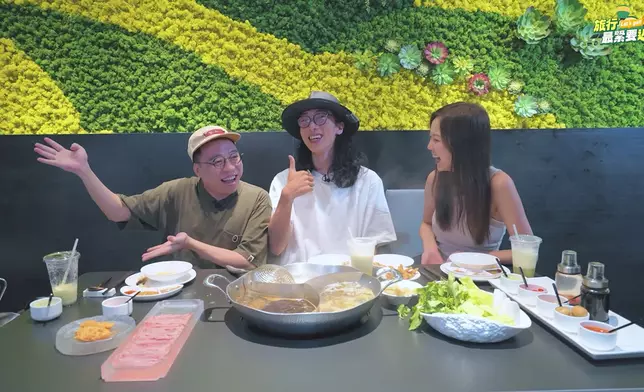 高級潮汕火鍋有一款「豬花膠」之稱的豬板根。