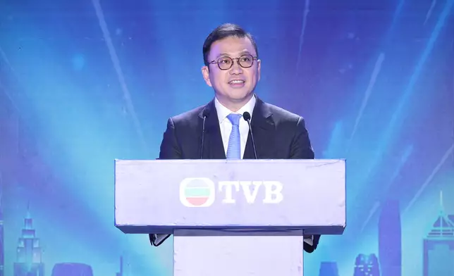 電視廣播有限公司行政主席許濤 致辭。