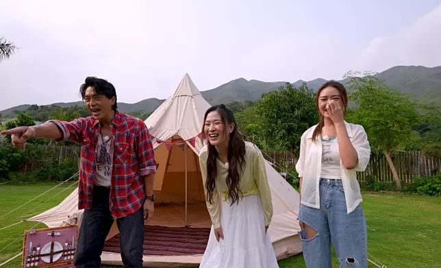 森美帶狗仔Camping，笑料百出。