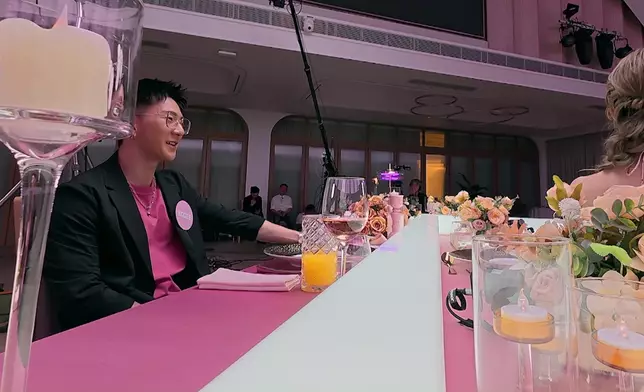 Eddie約葉蒨文打閃避球，好進擊架哩。