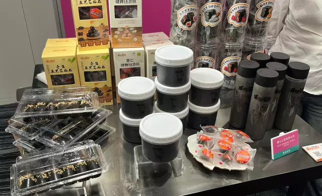 書展中零食世界的展品。