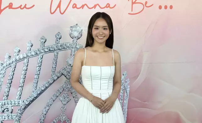 37. 民建聯「小花」莊雅婷，笑指Angel同區議員身份係「一加一大於二」！（本網記者攝）